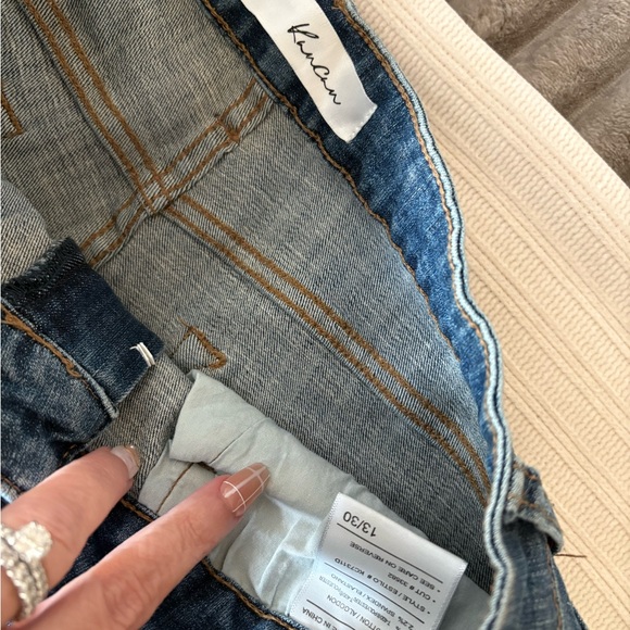KanCan Distressed Blue Skinny Jeans 13/30 Great Condition - Picture 9 of 9